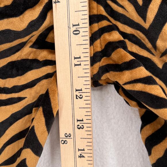 TACH CLOTHING Rumba Velvet Pants Womens Small Tiger Print High Rise Tapered Leg - Picture 15 of 16